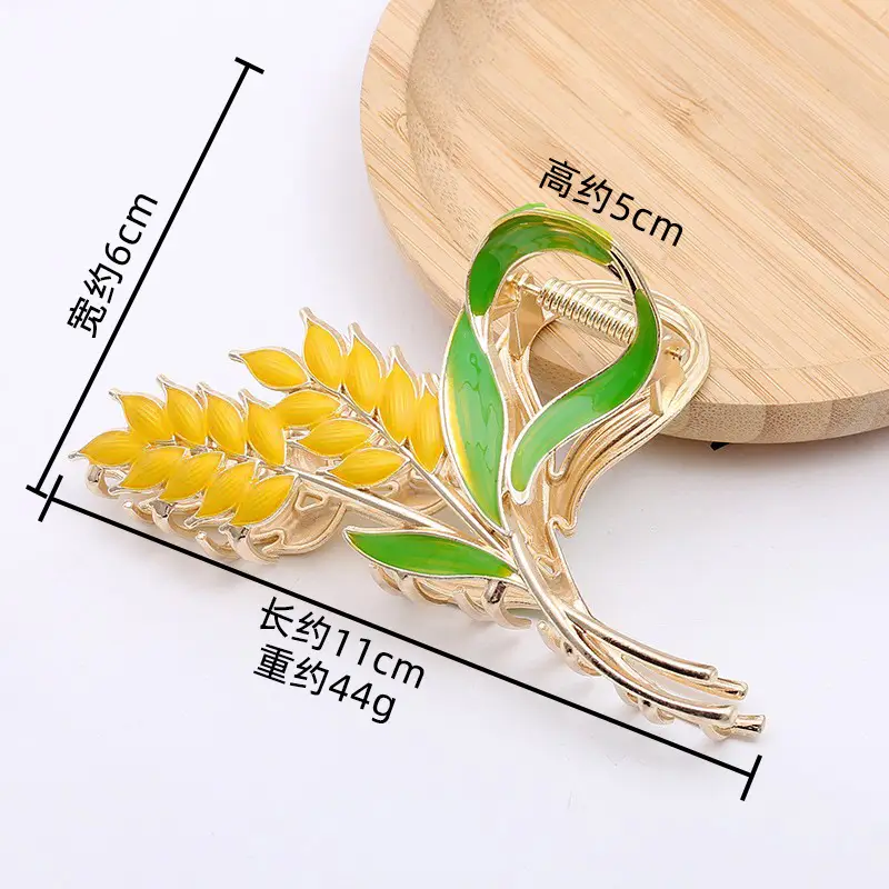 Alloy Tulip Hair Clips Large Volume Women's Back Head Floral - Image 8