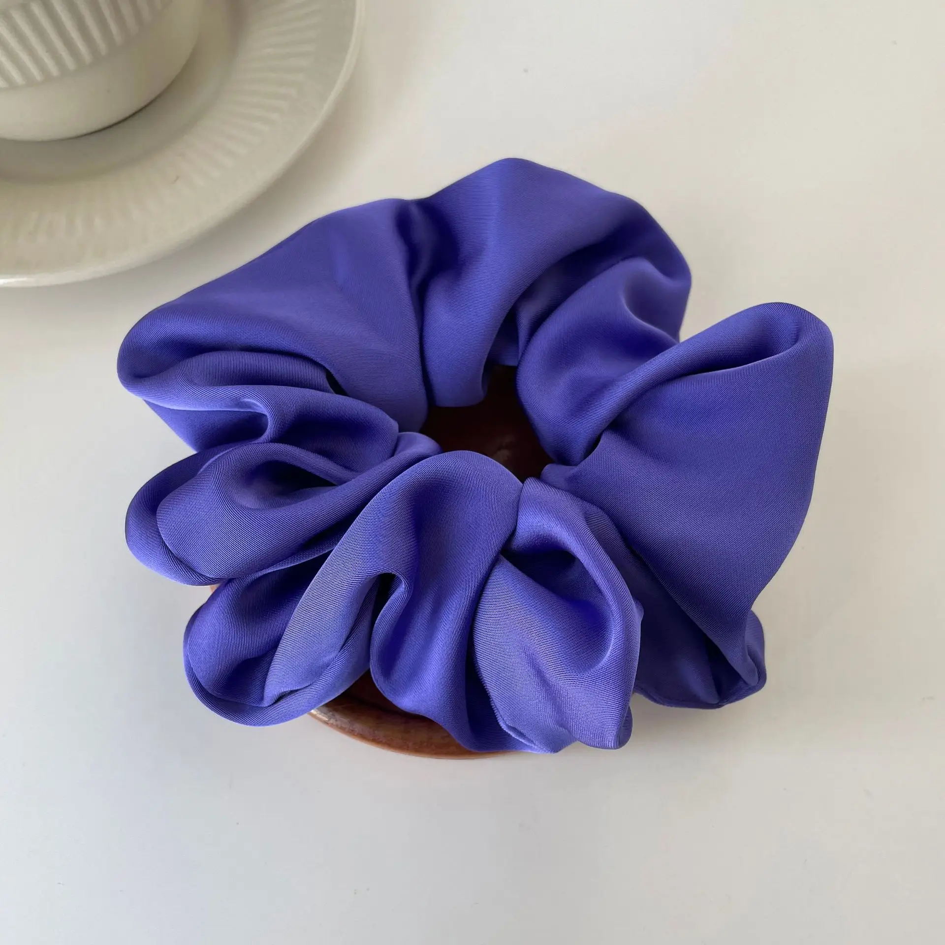 Korean Satin Hair Tie Large Intestine Hair Rope - Image 12