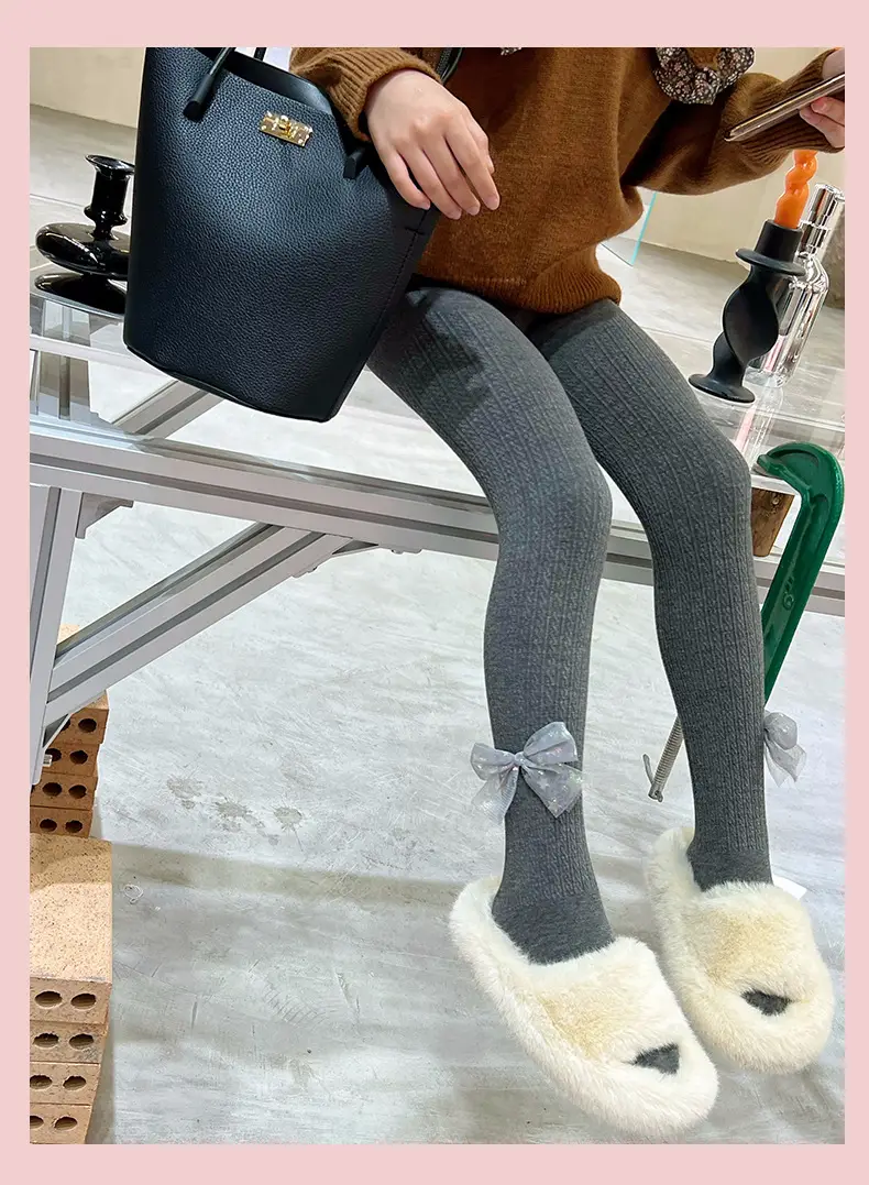 Girls Fleece Leggings Autumn Winter Medium — feature 9