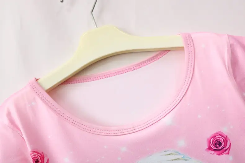 Princess Print Ruffled Nightdress for Girls 6413 - Image 3