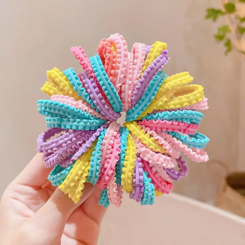 Kids Rainbow Rubber Hair Band for Girls - Image 2