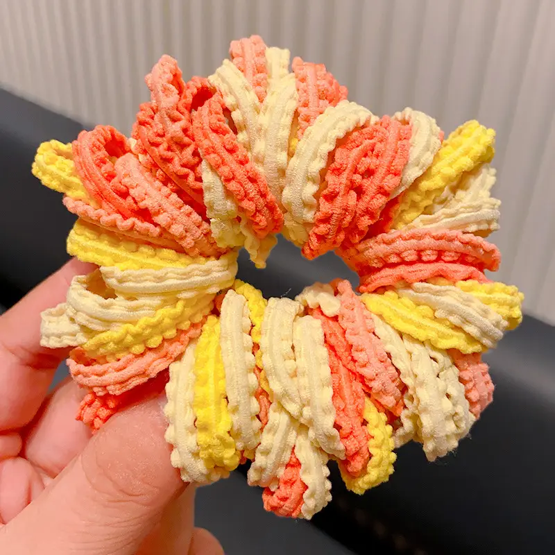 Kids Rainbow Rubber Hair Band for Girls - Image 7