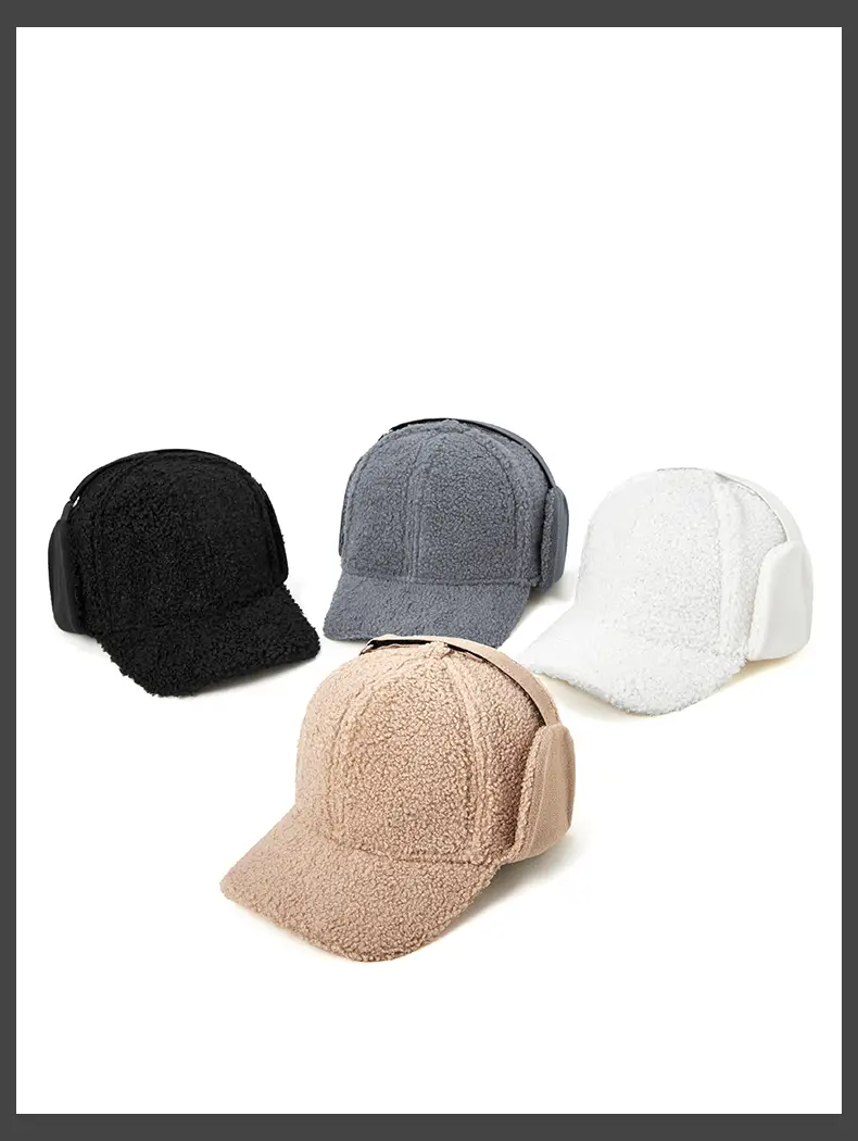 Autumn Winter Wool Cap for Men Women Windproof Warm — feature 15