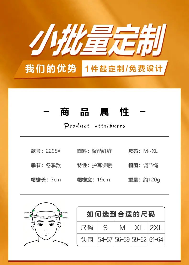 Autumn Winter Wool Cap for Men Women Windproof Warm — feature 7