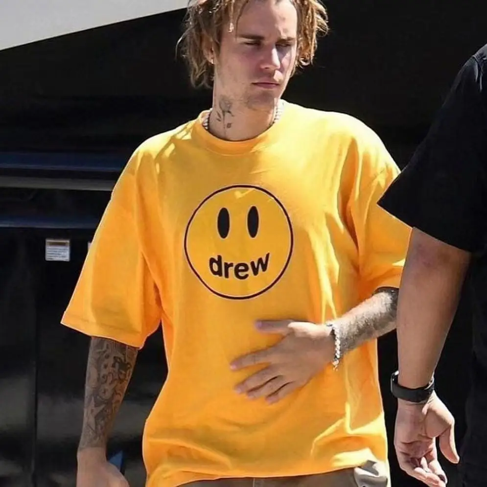 Purple Smiley Cotton T-Shirt for Men — feature 6