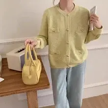 Women's V-Neck Knit Cardigan Autumn Winter 2025 — feature 13