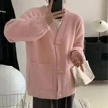 Women's V-Neck Knit Cardigan Autumn Winter 2025 — feature 19