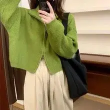 Women's V-Neck Knit Cardigan Autumn Winter 2025 — feature 23