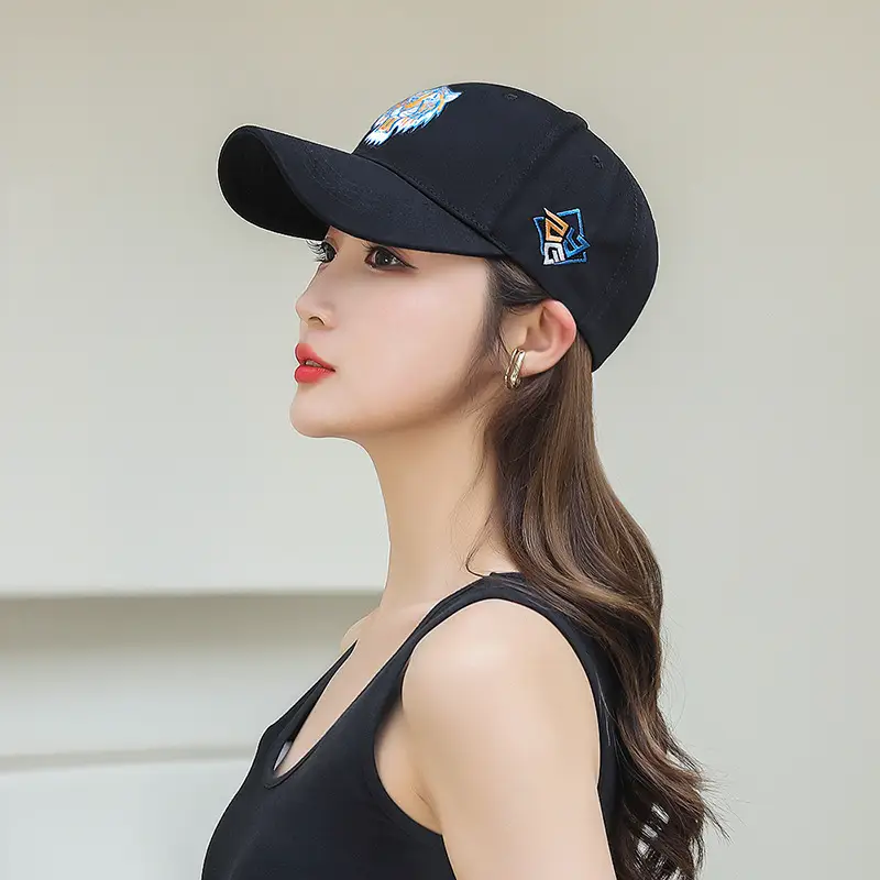 Tiger Head Camo Cap Men Women Spring Autumn - Image 8