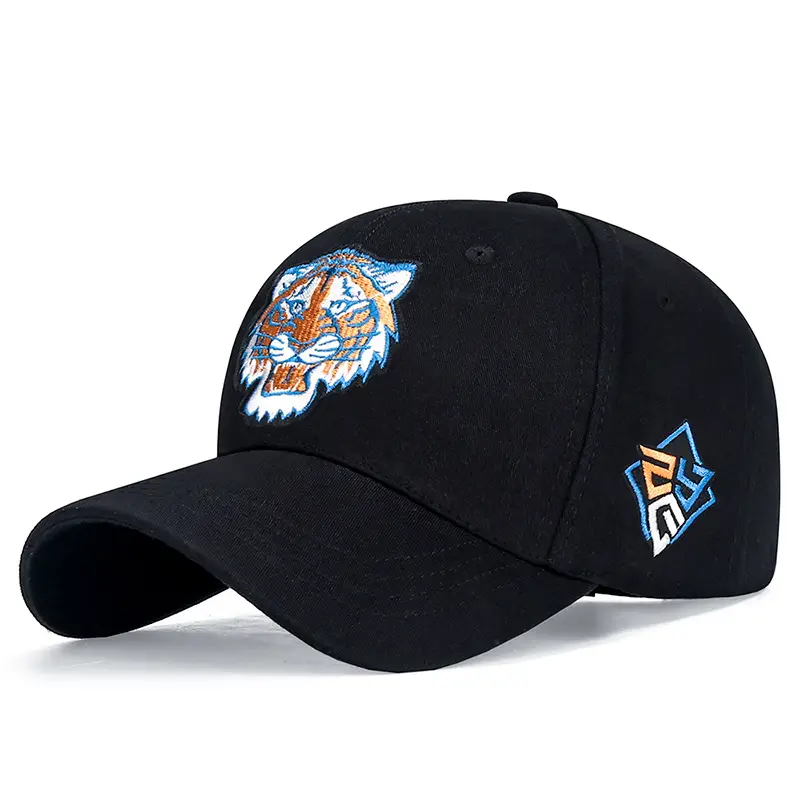 Tiger Head Camo Cap Men Women Spring Autumn - Image 3