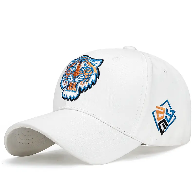 Tiger Head Camo Cap Men Women Spring Autumn - Image 4