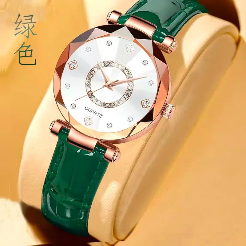 绿色白面