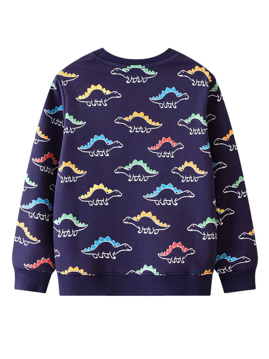Dinosaur Printed Crew Neck Sweatshirt for Boys - Image 3