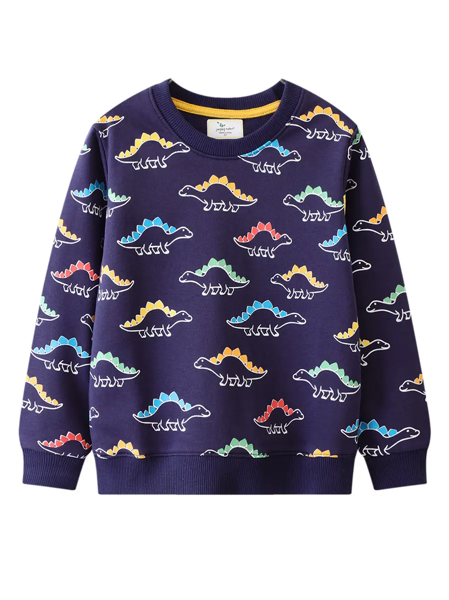 Dinosaur Printed Crew Neck Sweatshirt for Boys - Image 6