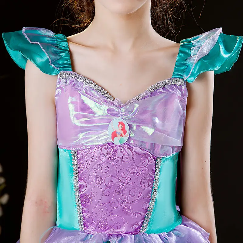 Mermaid Princess Skirt Dress for Girls Summer — feature 9