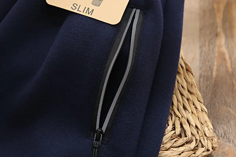 Boys Zipper Velvet Pants Black Winter 2023 — feature 4