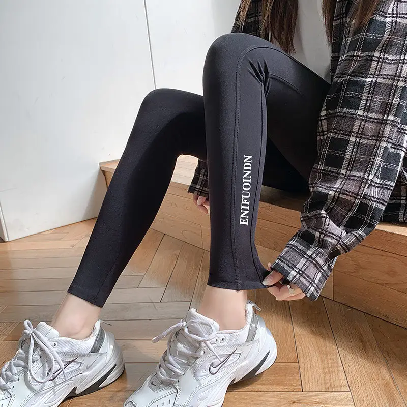 Autumn Winter Sharkskin Leggings for Women Plus Size