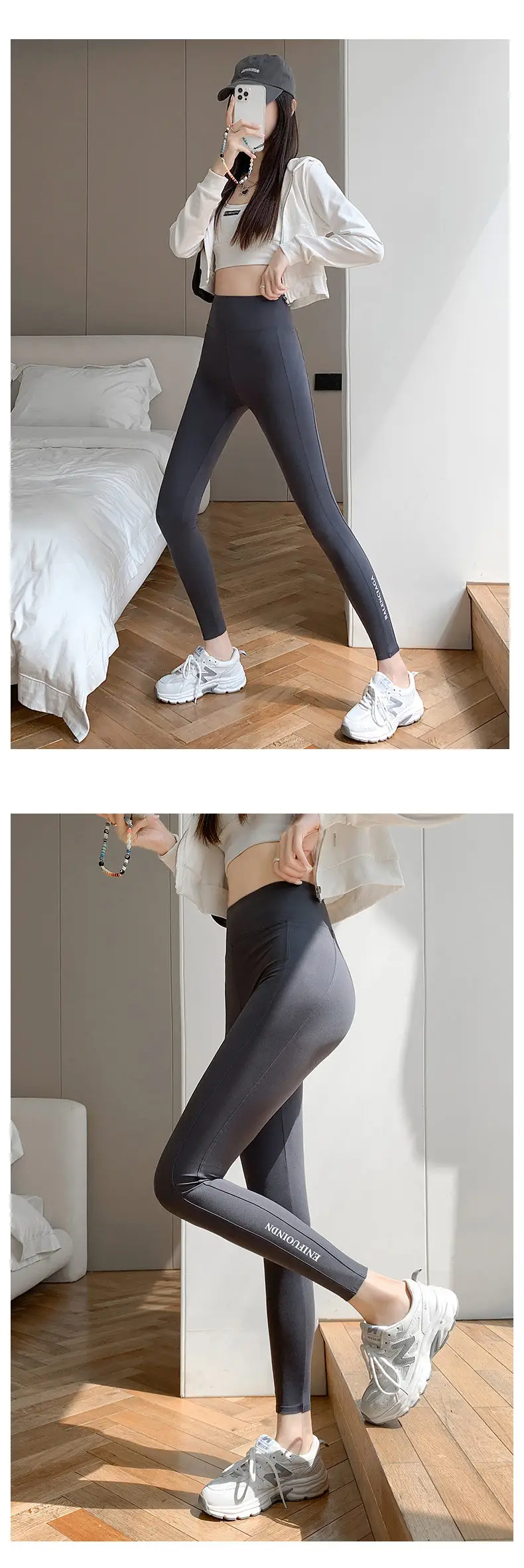 Autumn Winter Sharkskin Leggings for Women Plus Size — feature 13