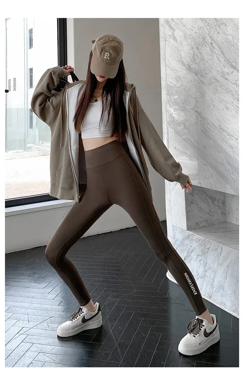 Autumn Winter Sharkskin Leggings for Women Plus Size — feature 17