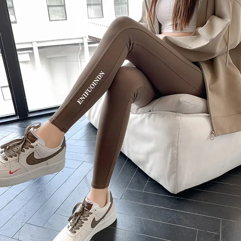Autumn Winter Sharkskin Leggings for Women Plus Size