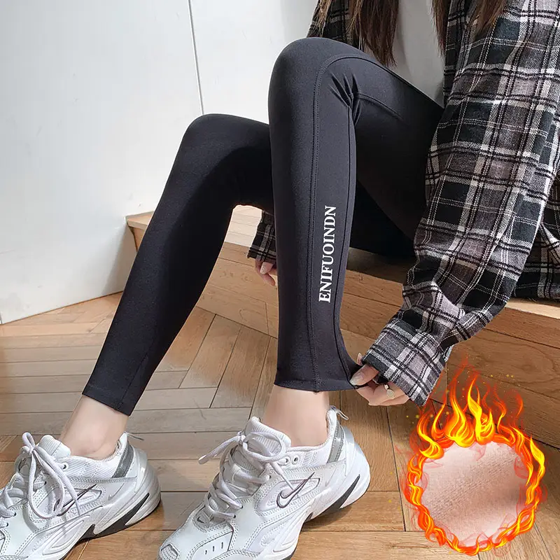 Autumn Winter Sharkskin Leggings for Women Plus Size