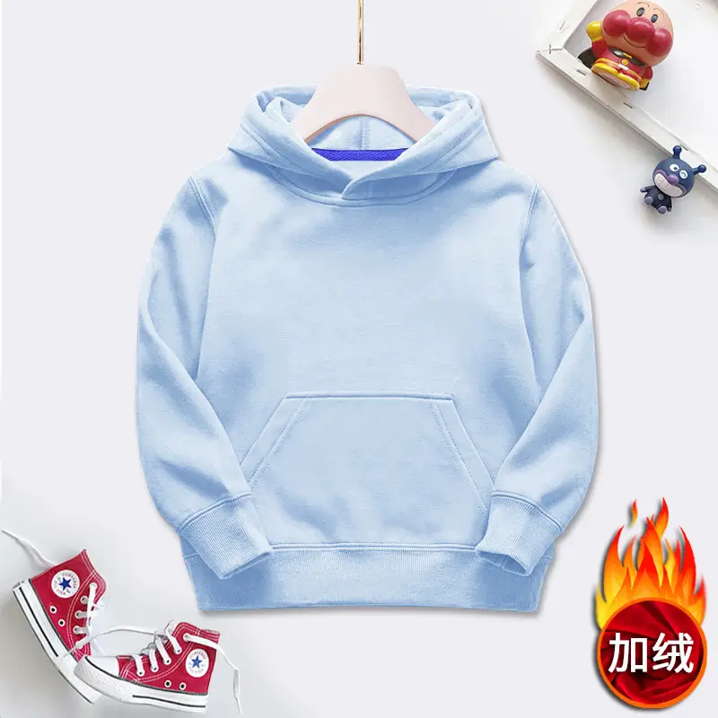 Children's Lavender Fleece Hooded Sweatshirt 2025 Fall Winter - Image 11