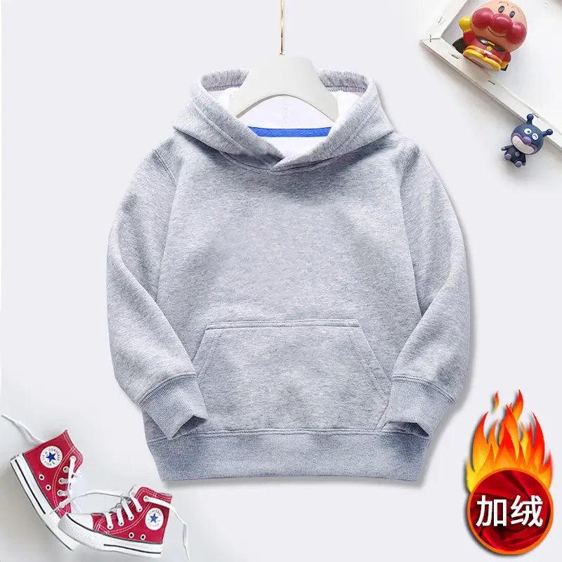Children's Lavender Fleece Hooded Sweatshirt 2025 Fall Winter - Image 12