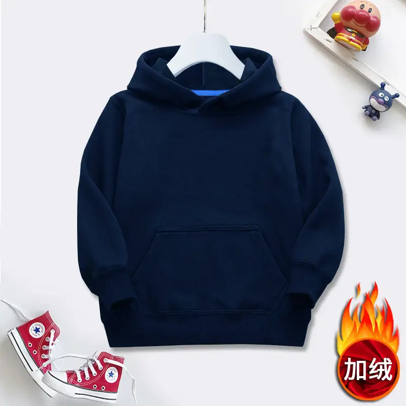 Children's Lavender Fleece Hooded Sweatshirt 2025 Fall Winter - Image 2
