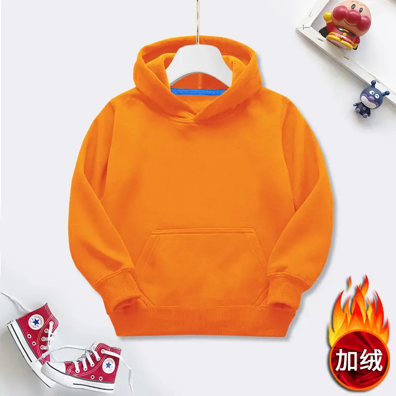 Children's Lavender Fleece Hooded Sweatshirt 2025 Fall Winter - Image 4