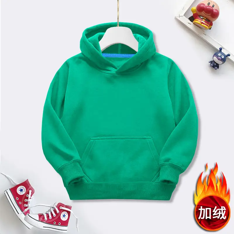 Children's Lavender Fleece Hooded Sweatshirt 2025 Fall Winter - Image 9