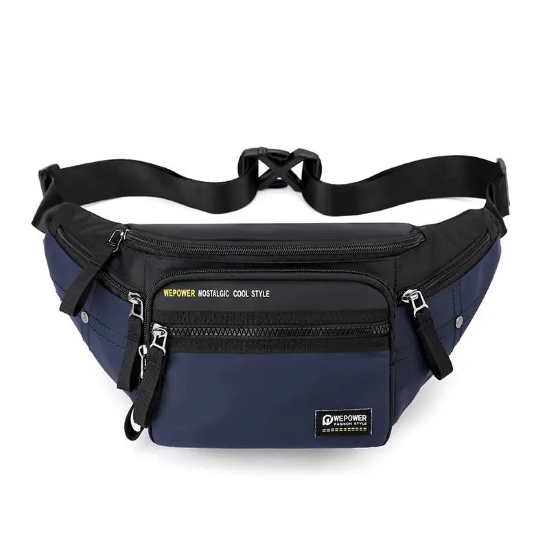 Men's Black Crossbody Messenger Bag Large Capacity - Image 4
