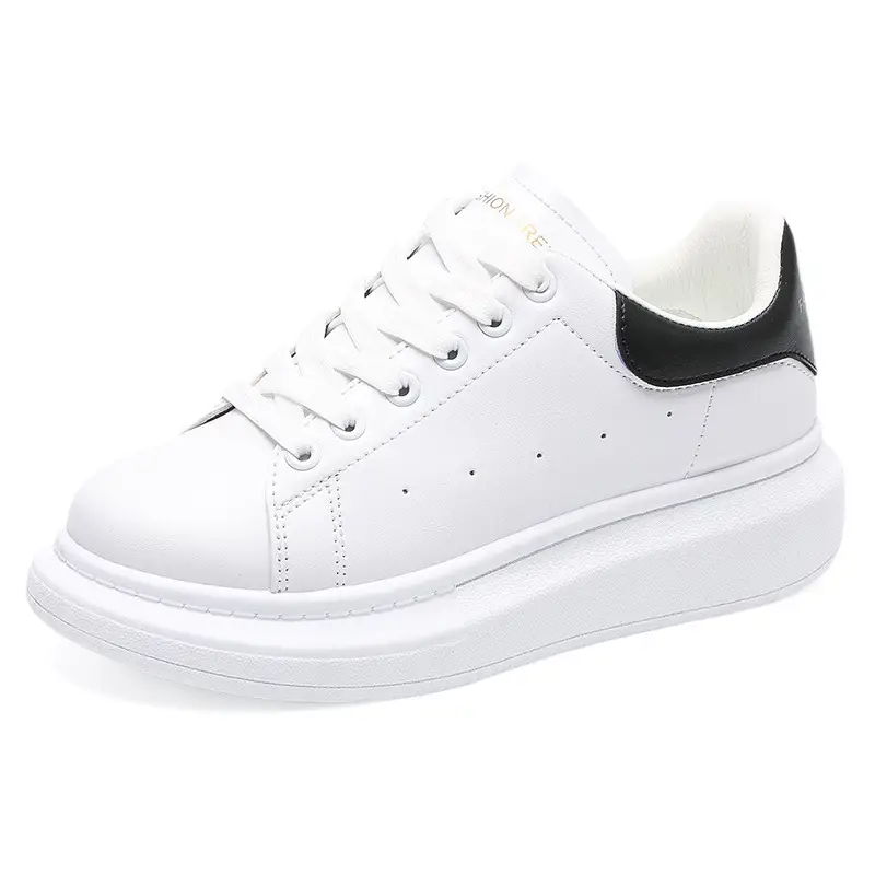 McQueen Classic White Lace-Up Sneakers Women 2025 - Image 7