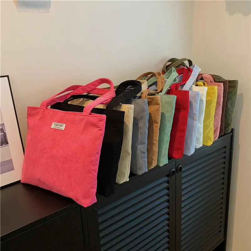 Canvas Tote Bag Yellow Large Capacity 2026 - Image 14