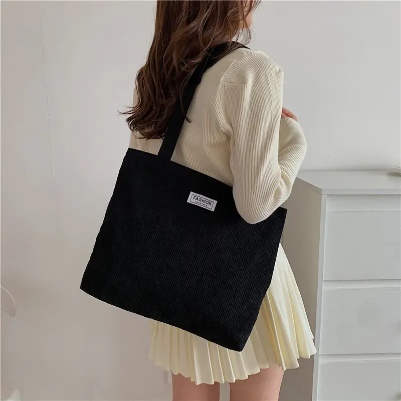 Canvas Tote Bag Yellow Large Capacity 2026 - Image 16