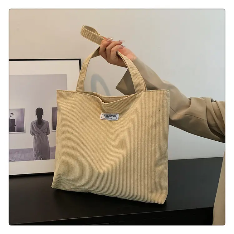 Canvas Tote Bag Yellow Large Capacity 2026 — feature 21