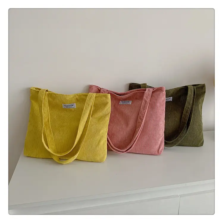 Canvas Tote Bag Yellow Large Capacity 2026 — feature 27