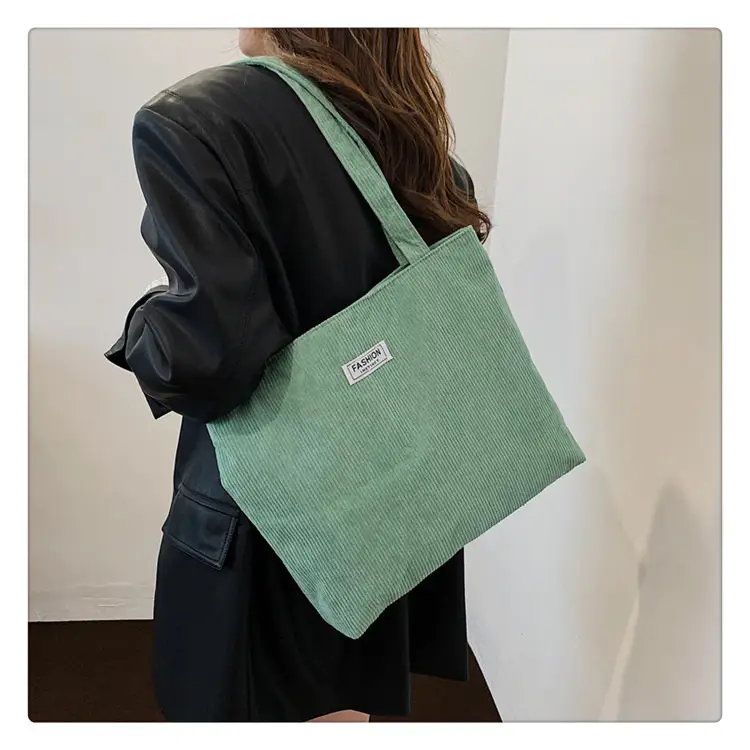Canvas Tote Bag Yellow Large Capacity 2026 — feature 33