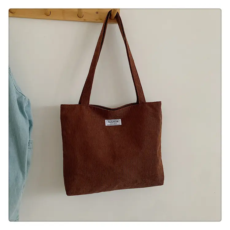 Canvas Tote Bag Yellow Large Capacity 2026 - Image 12