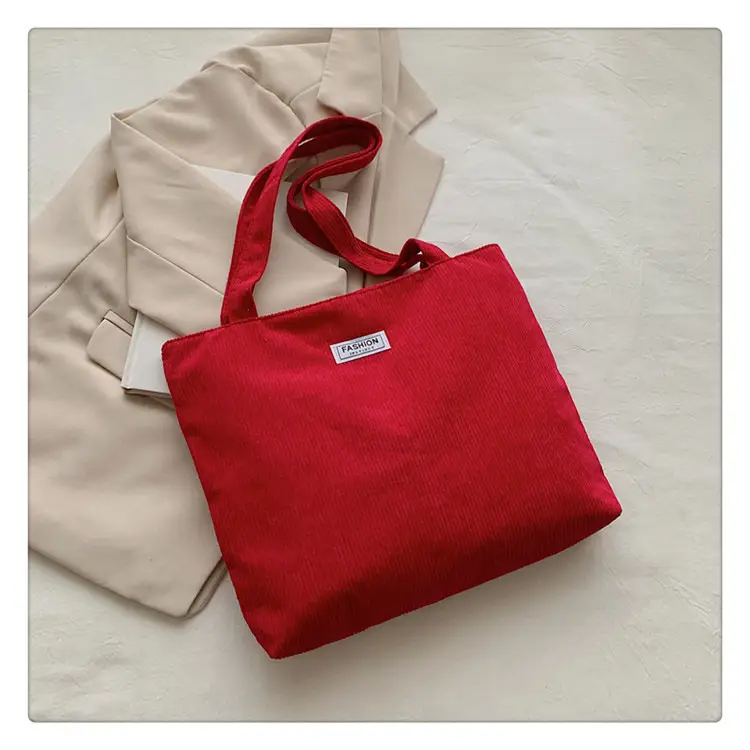 Canvas Tote Bag Yellow Large Capacity 2026 - Image 6