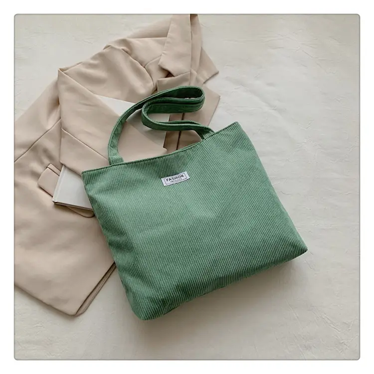 Canvas Tote Bag Yellow Large Capacity 2026 - Image 7