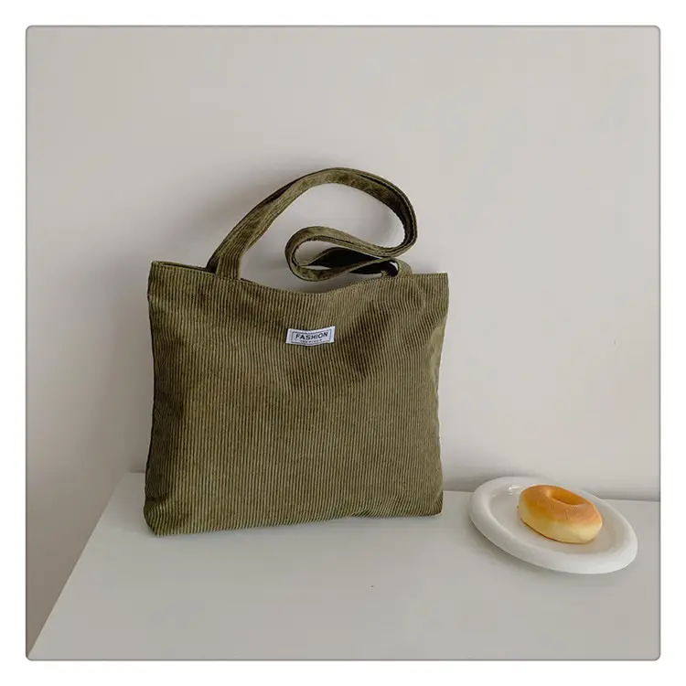 Canvas Tote Bag Yellow Large Capacity 2026 - Image 8