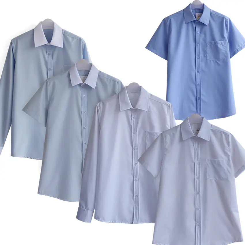 Women Blue Embroidered Short Sleeve Shirt - Image 11