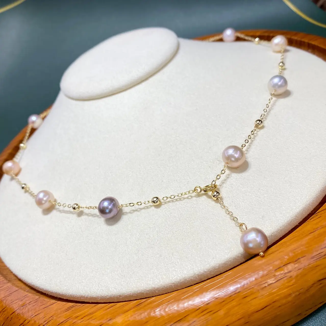 2025 Pearl Necklace Women Adjustable Light Luxury Chain - Image 9