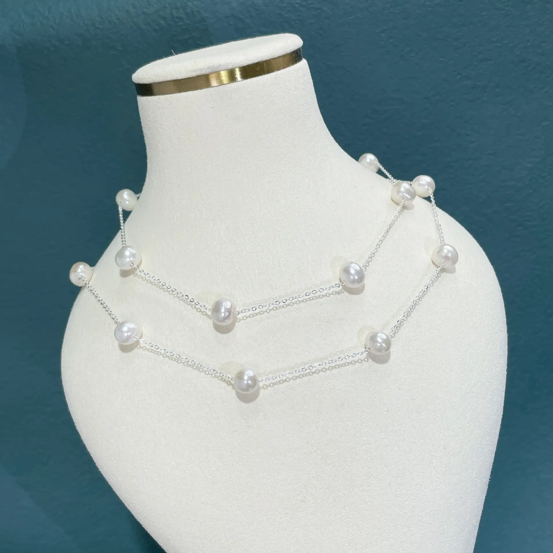 2025 Pearl Necklace Women Adjustable Light Luxury Chain - Image 5