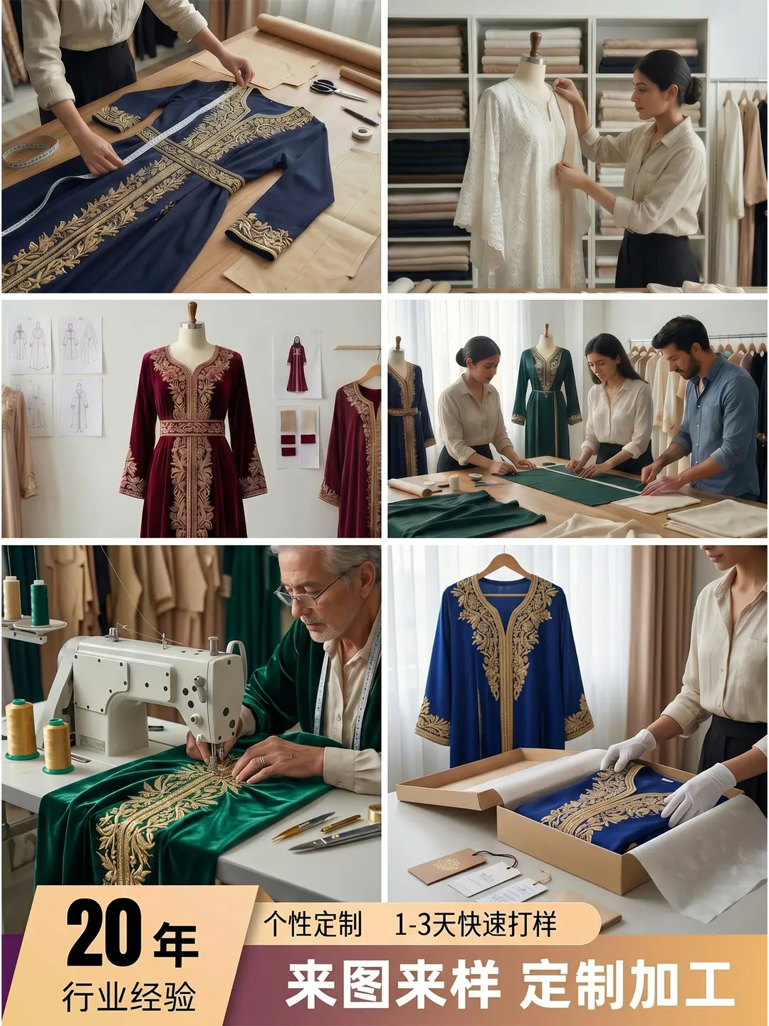 Factory In-Stock Foreign Trade Women's Basic Plus-Size Dress, Commuter Milk Silk Dress, Cross-Border Long Dress — feature 19