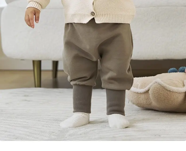 Niduo Bear Light Blue Cotton Pads Pants for Boys — feature 10