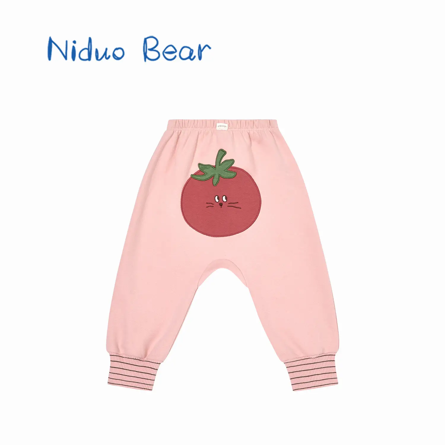 Niduo Bear Light Blue Cotton Pads Pants for Boys - Image 15