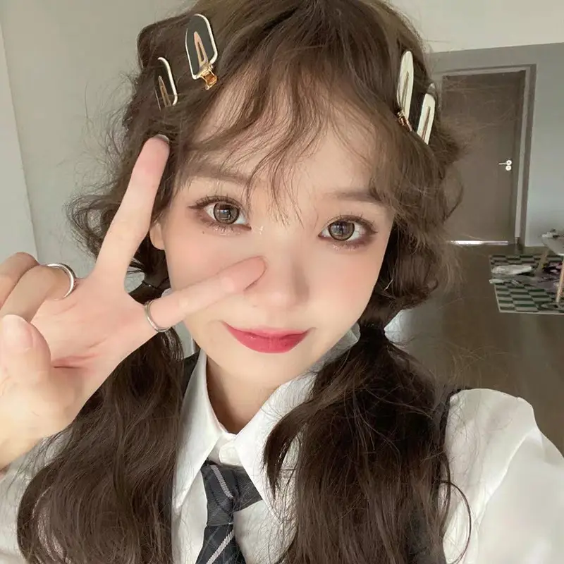 Chessboard Plaid Hairpins Female Side Seamless Summer 2022 - Image 15