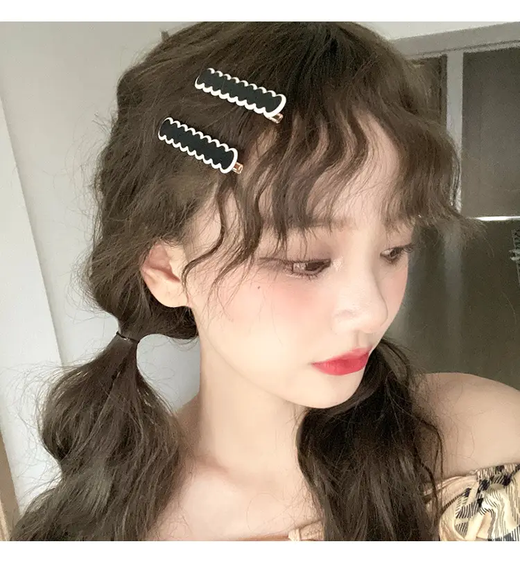 Chessboard Plaid Hairpins Female Side Seamless Summer 2022 — feature 12