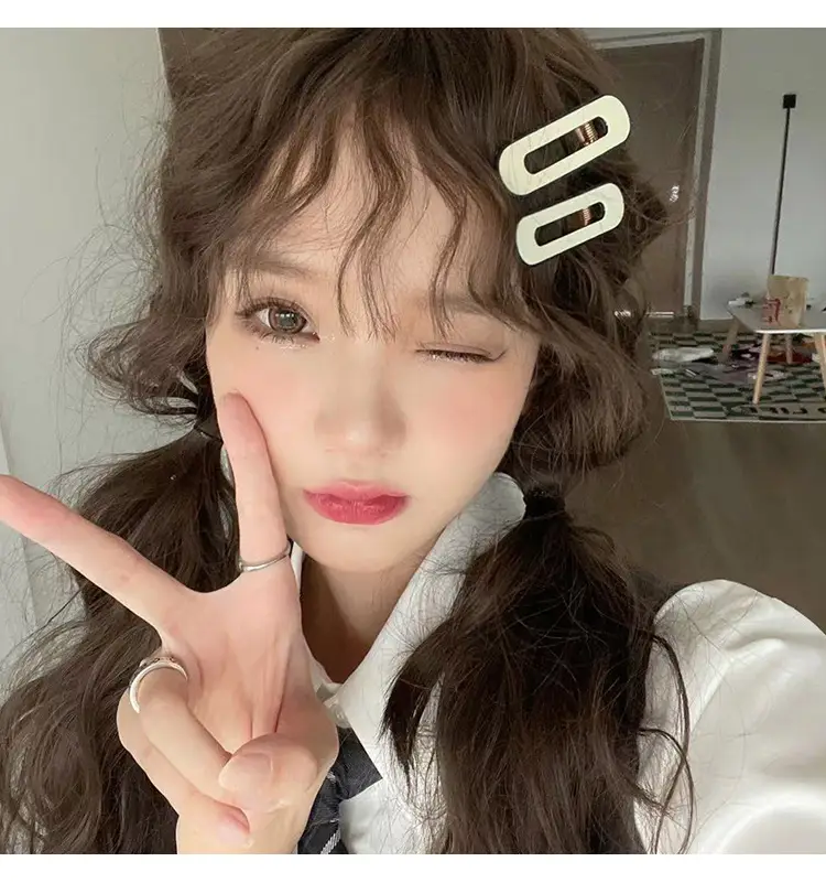 Chessboard Plaid Hairpins Female Side Seamless Summer 2022 — feature 15